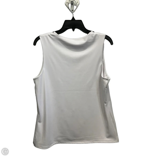 Top Sleeveless By Express In White, Size: Xl