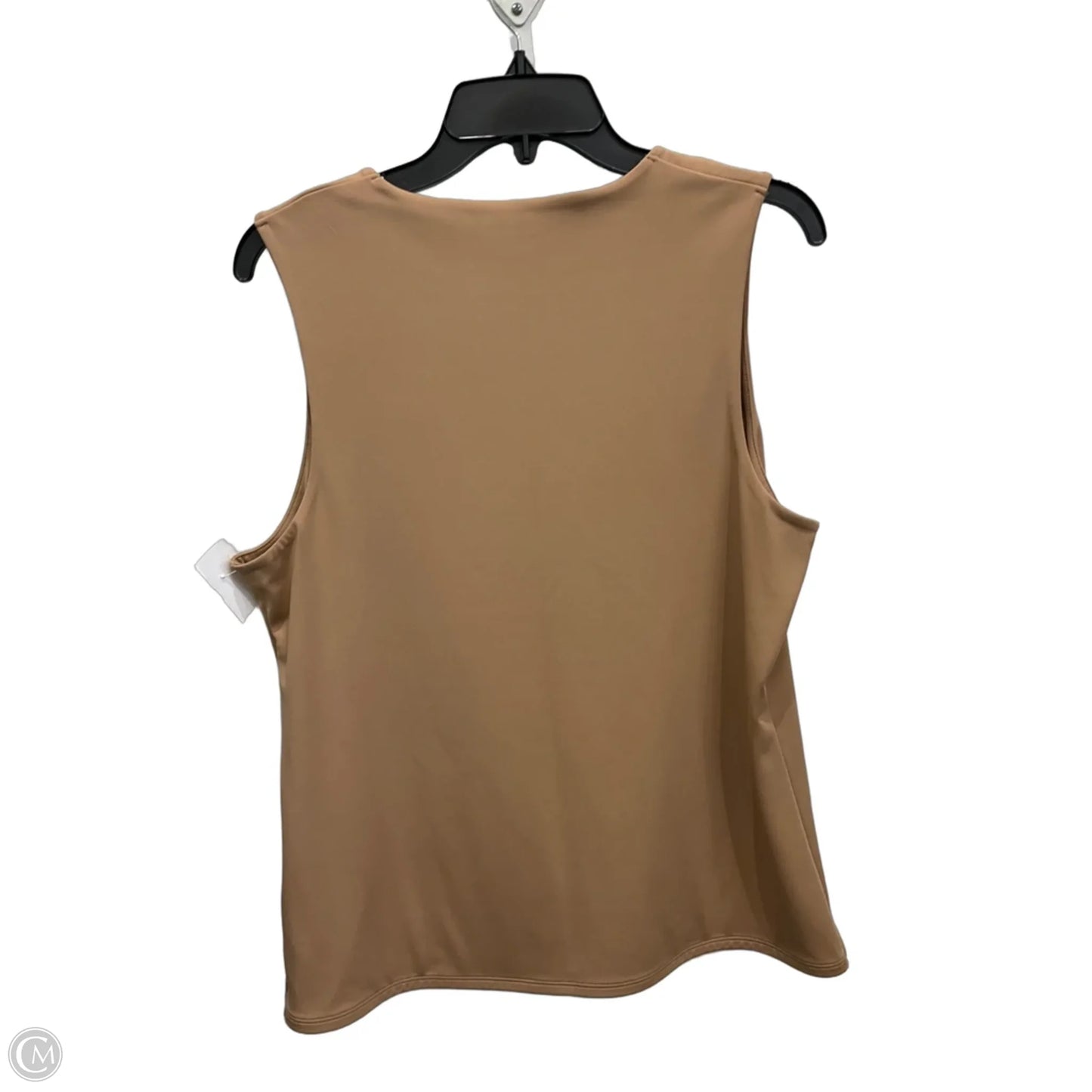 Top Sleeveless By Express In Tan, Size: Xl