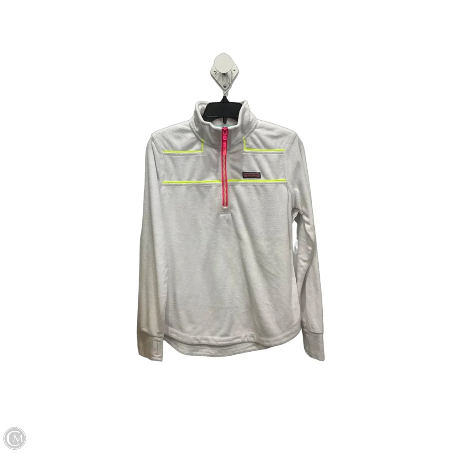 Sweatshirt Collar By Vineyard Vines In White, Size: S