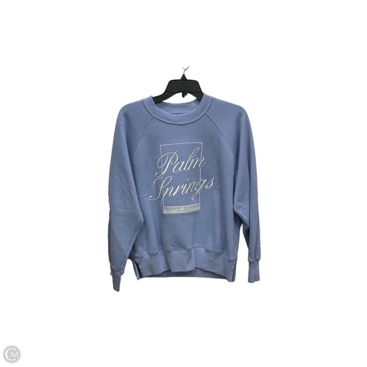 Sweatshirt Crewneck By Abercrombie And Fitch In Blue, Size: Xs