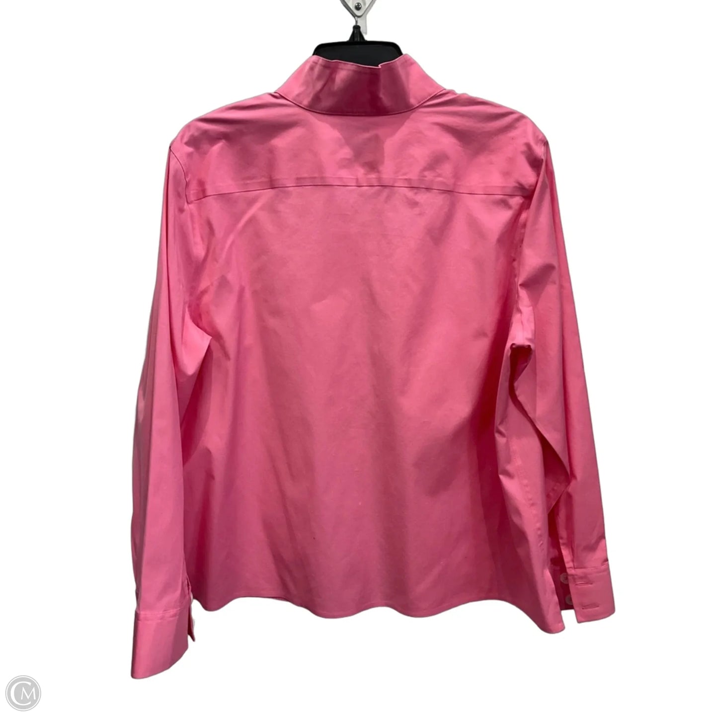 Top Long Sleeve By Talbots In Pink, Size: Xlp