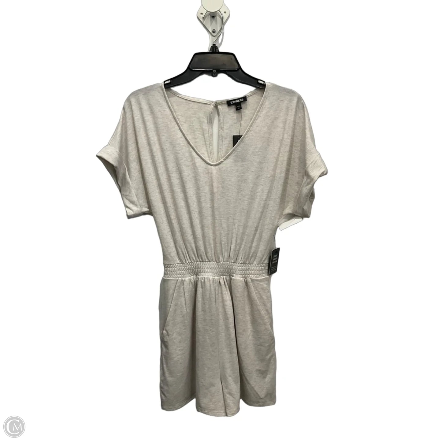 Romper By Express In Grey, Size: Xs