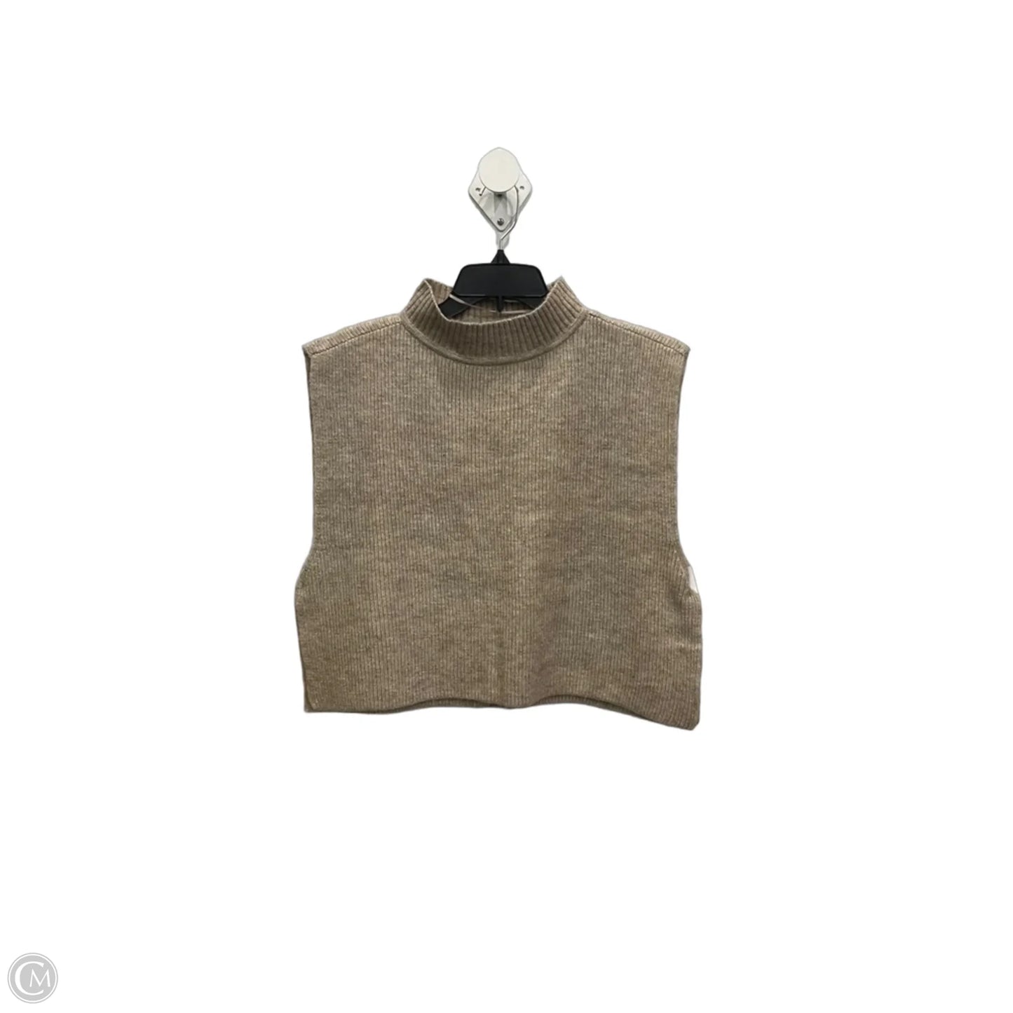 Top Sleeveless By Loft In Tan, Size: Osfm
