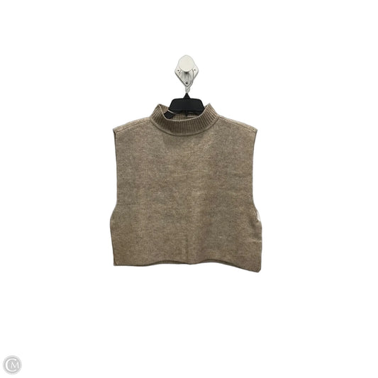 Top Sleeveless By Loft In Tan, Size: Osfm