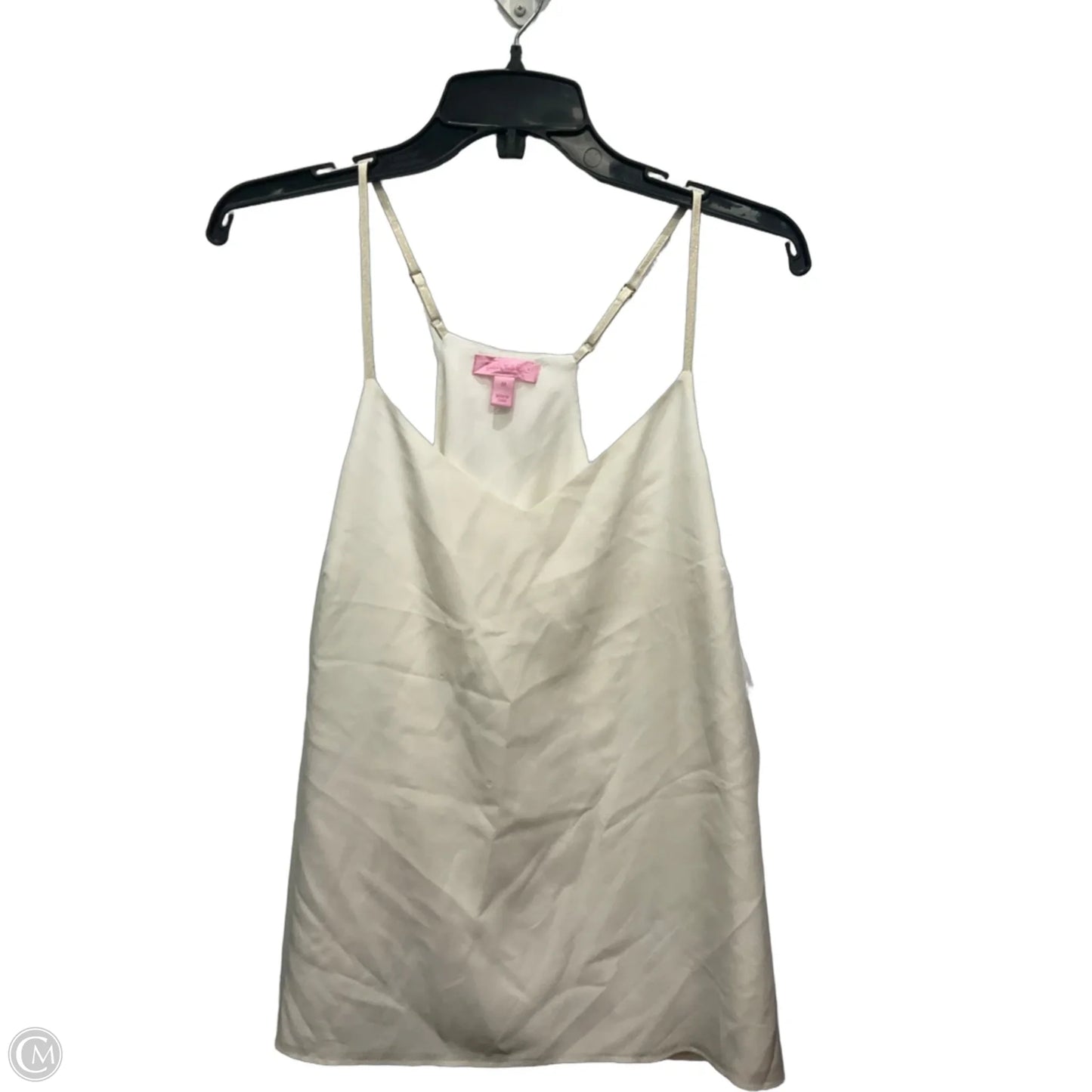 Top Sleeveless Designer By Lilly Pulitzer In Cream, Size: M