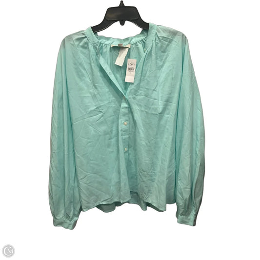 Top Long Sleeve By Loft In Blue, Size: L