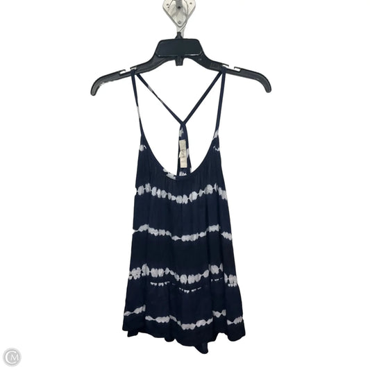 Top Sleeveless By Loft In Blue, Size: L