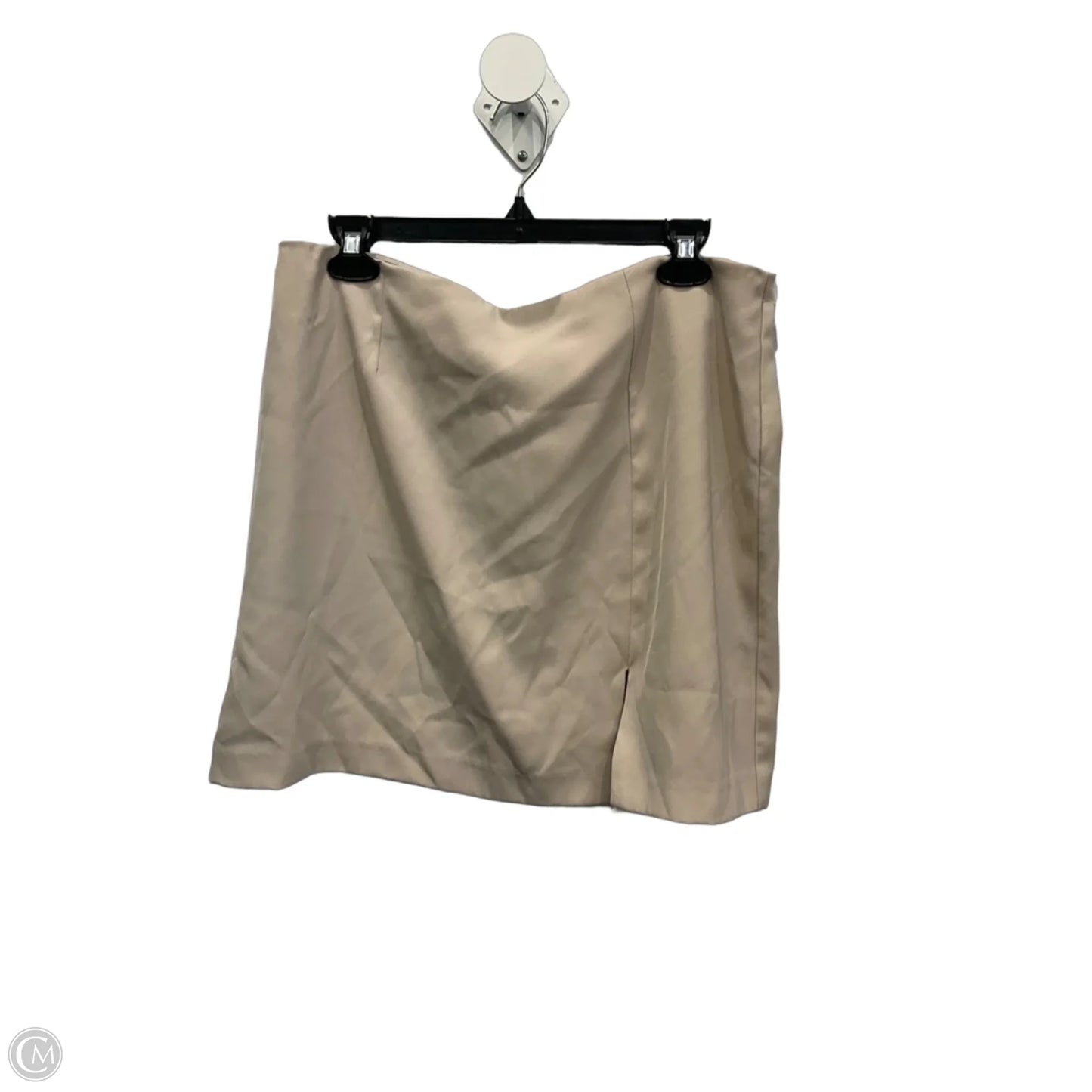 Skirt Midi By Clothes Mentor In Tan, Size: 12