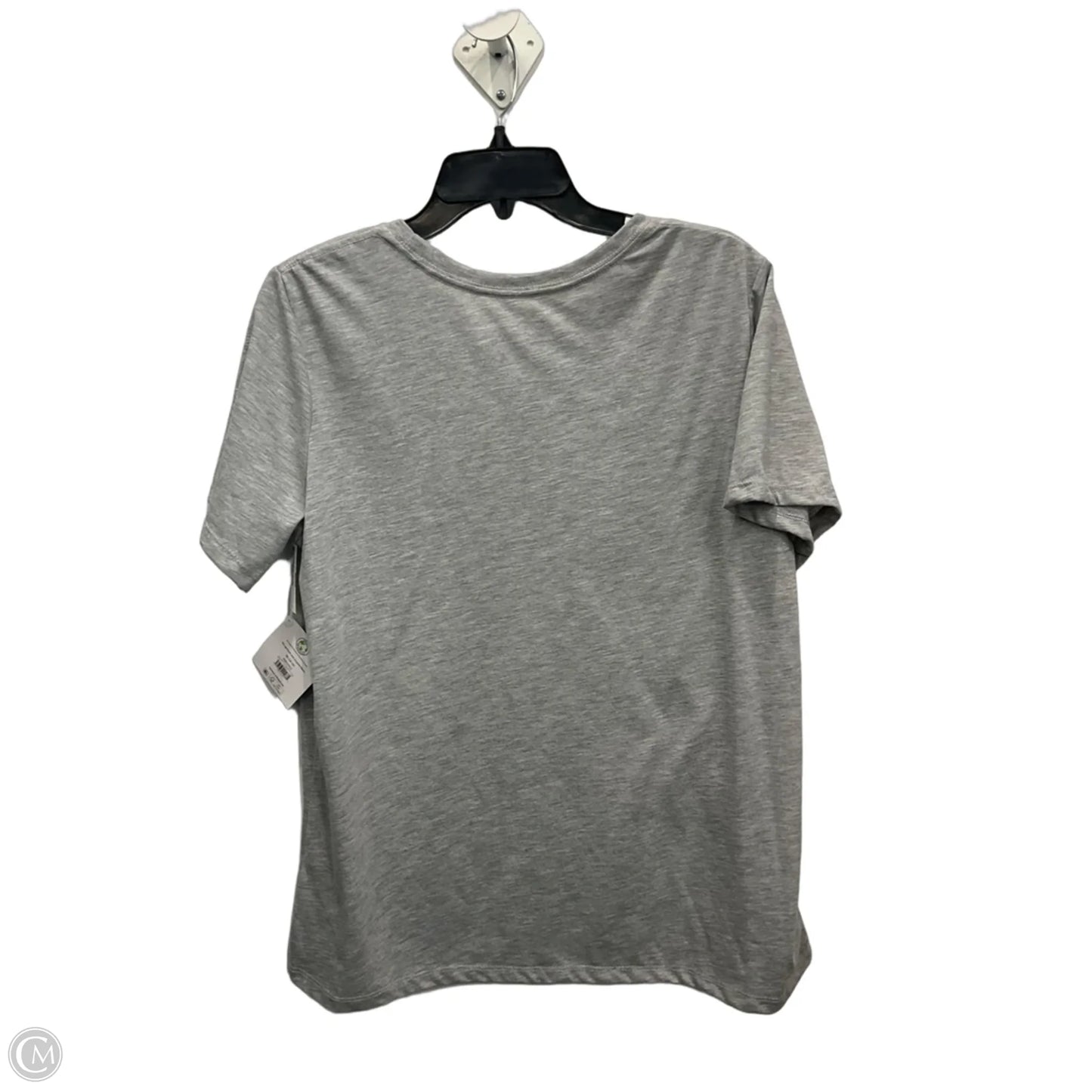 Top Short Sleeve Basic By Clothes Mentor In Grey, Size: Xl