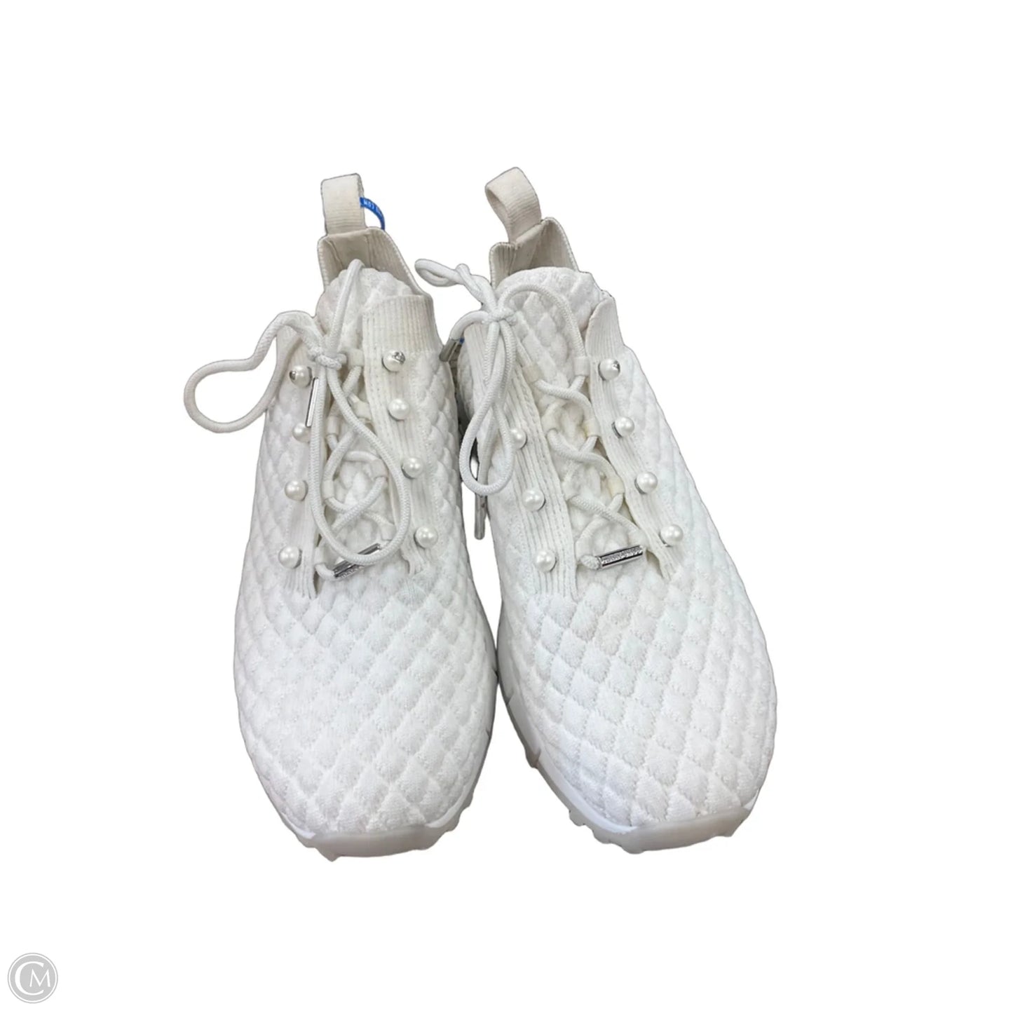 Shoes Luxury Designer By Jimmy Choo In White, Size: 8.5