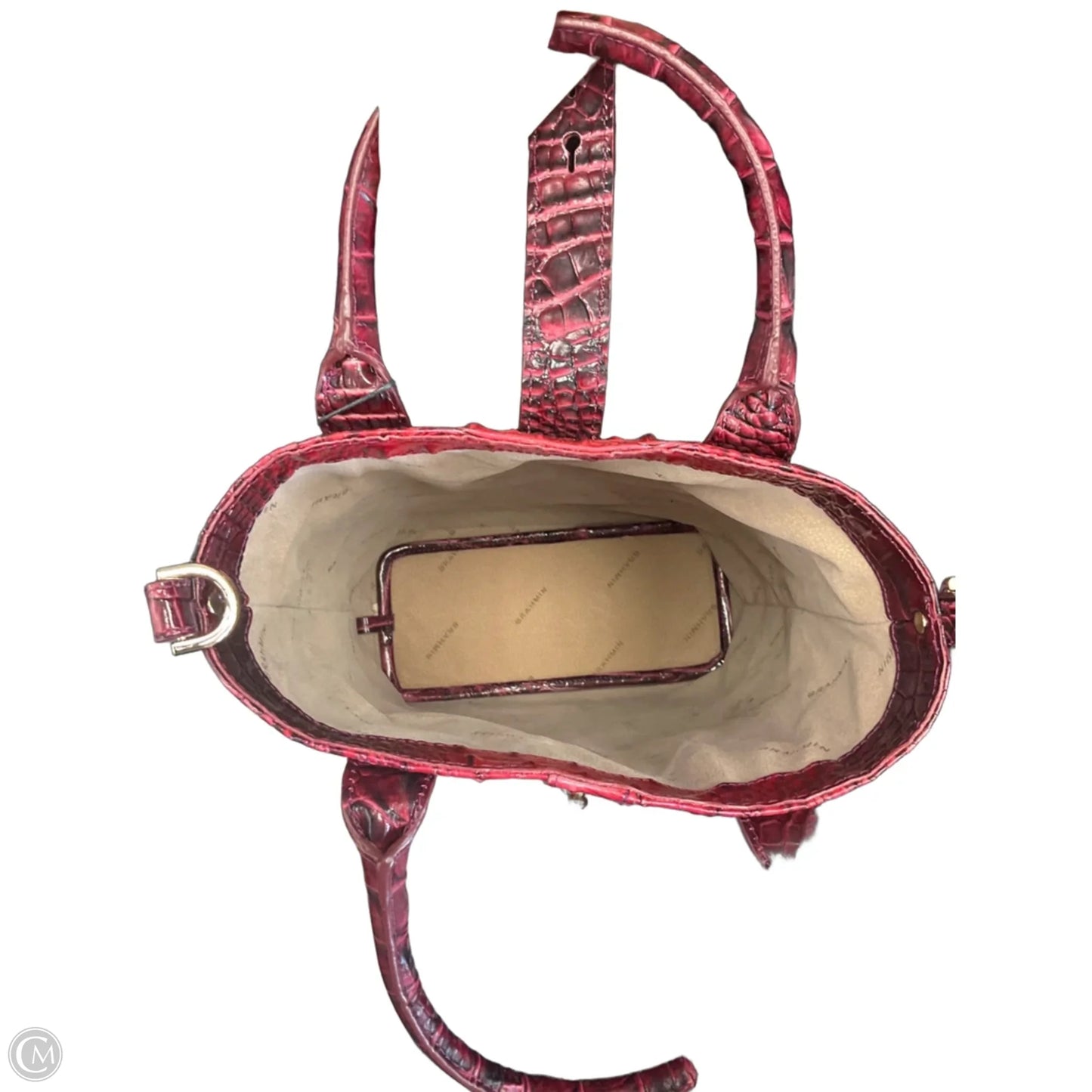 Handbag Designer By Brahmin, Size: Medium