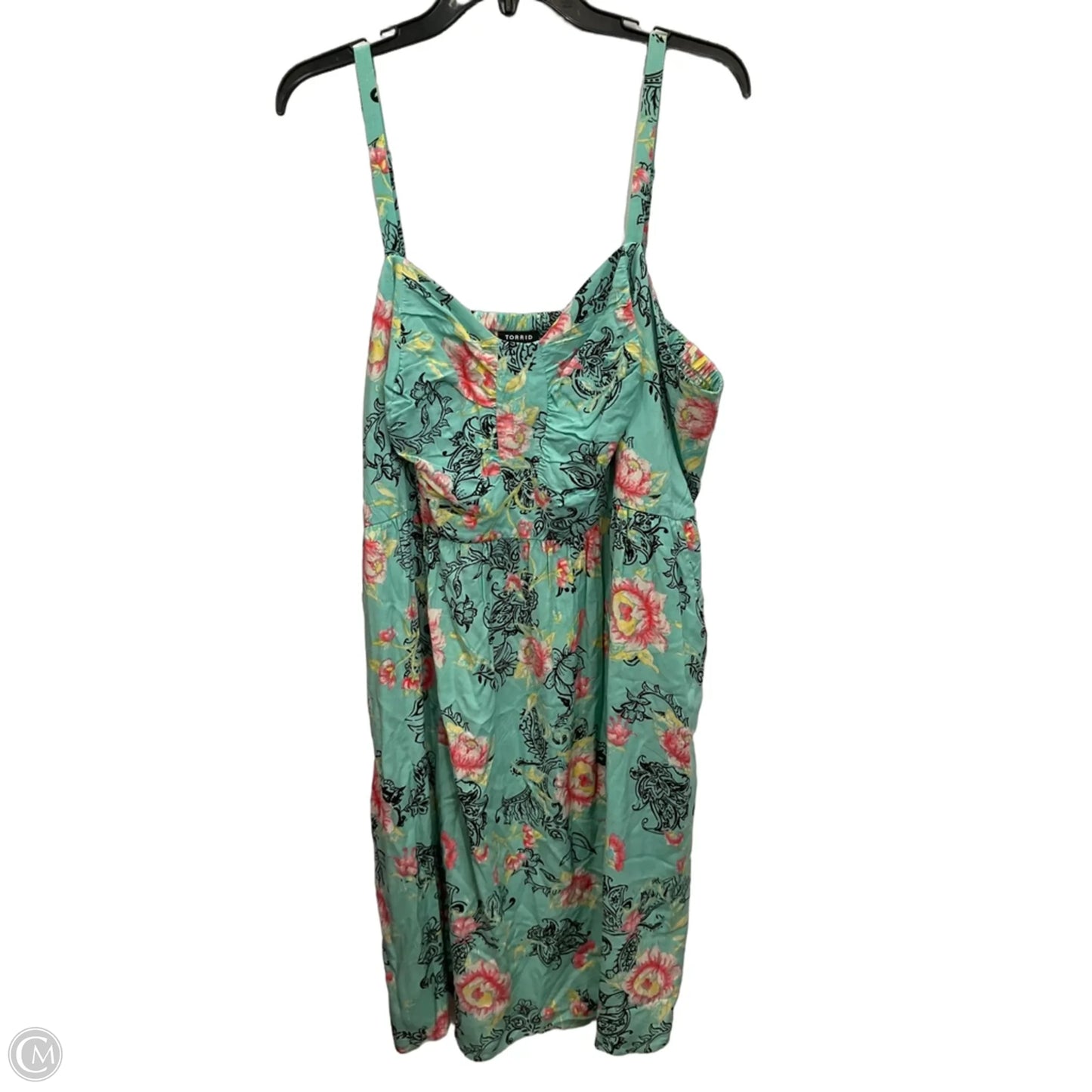 Dress Casual Short By Torrid In Green, Size: 3x