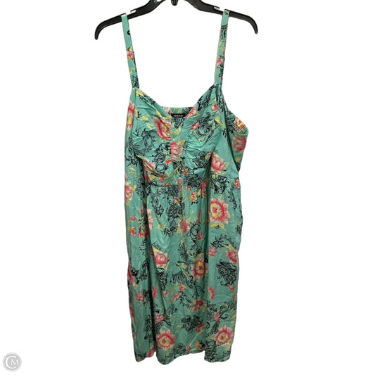 Dress Casual Short By Torrid In Green, Size: 3x