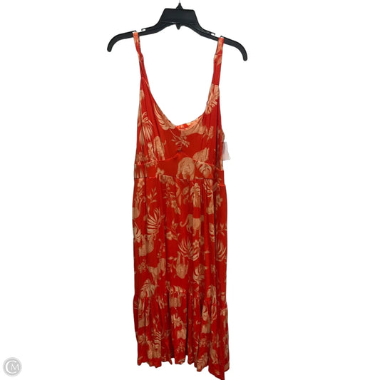 Dress Casual Midi By Torrid In Orange, Size: 1x