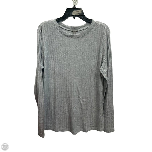 Top Long Sleeve By Falls Creek In Grey, Size: Xl