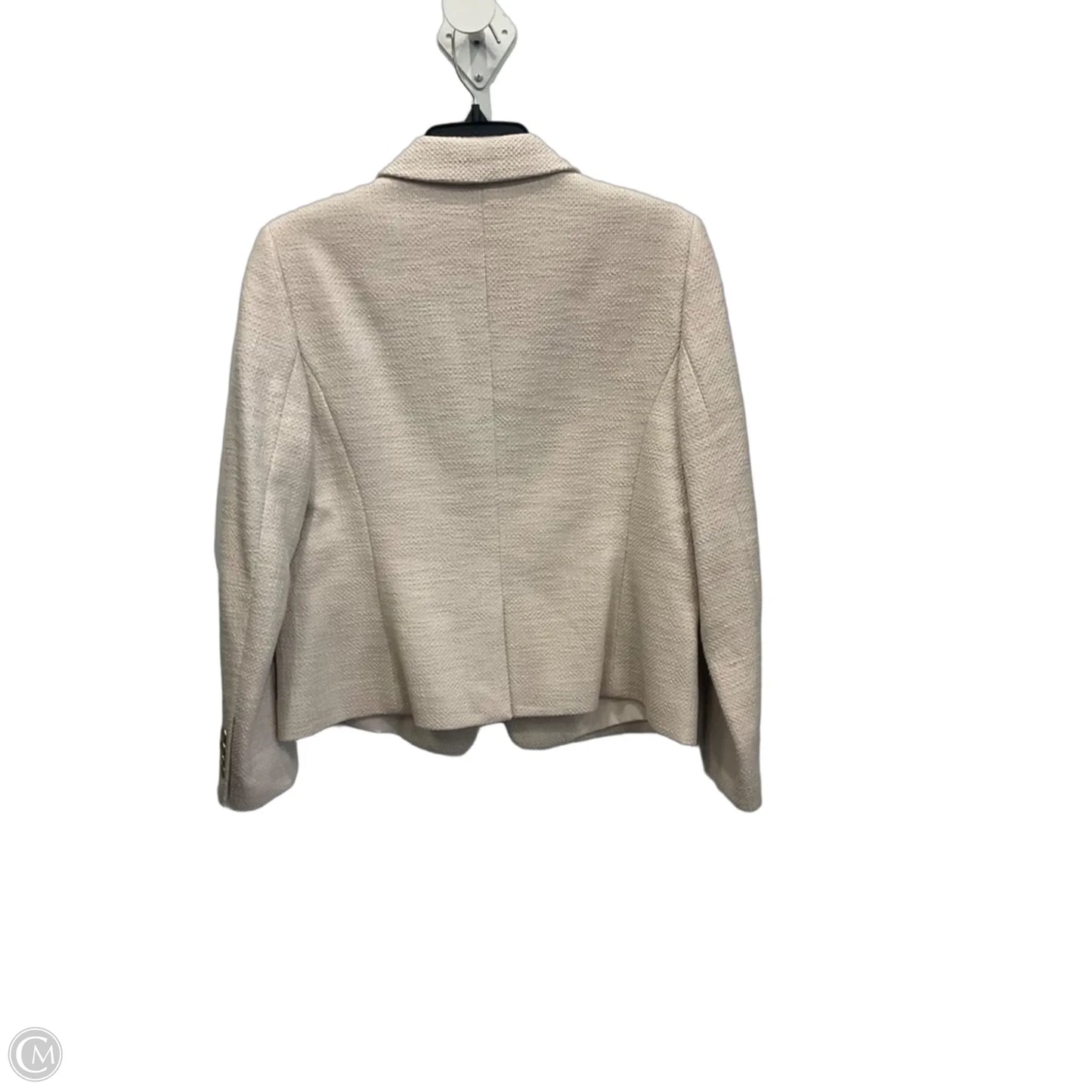 Blazer By Ann Taylor In Cream, Size: Lp