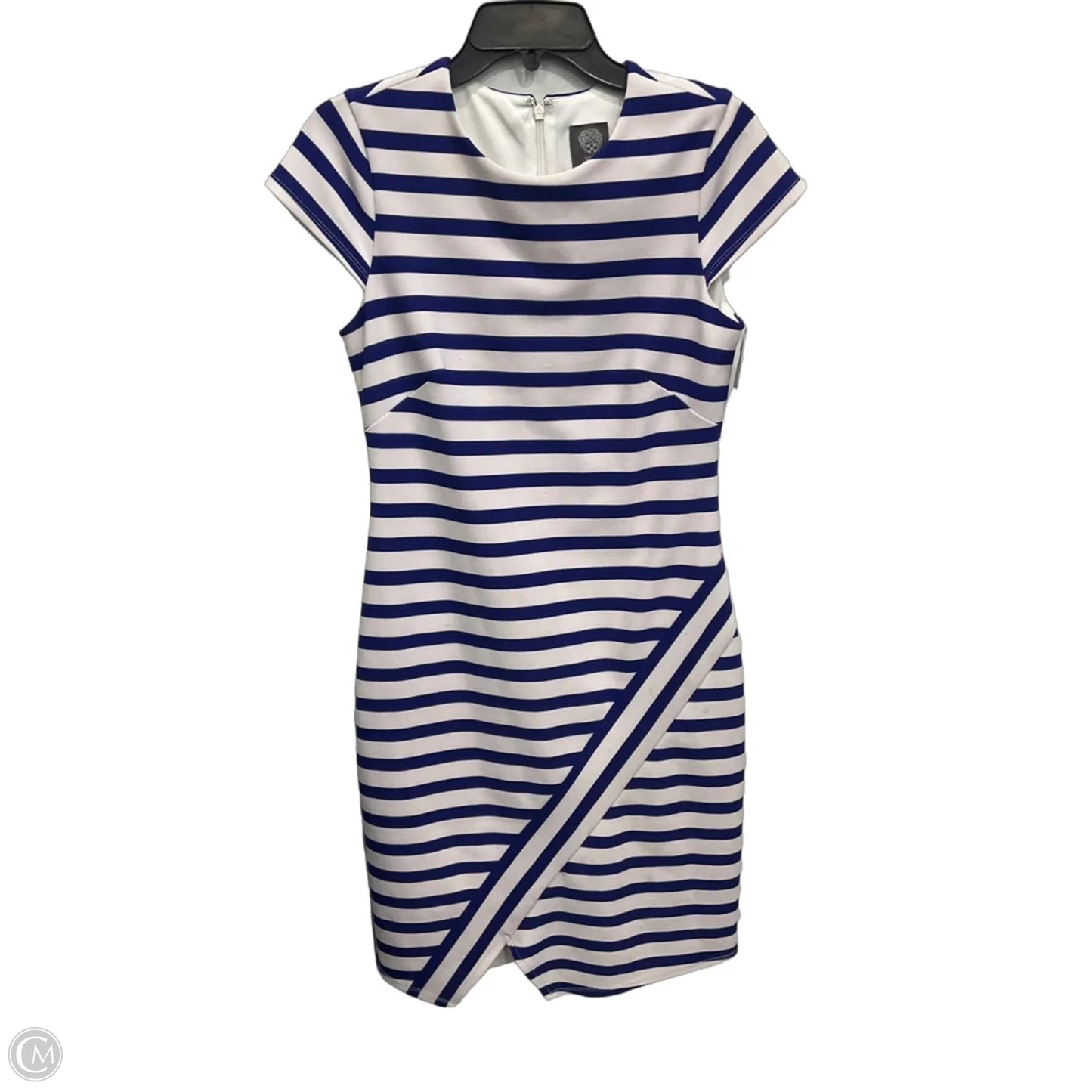 Dress Casual Midi By Vince Camuto In Striped Pattern, Size: S