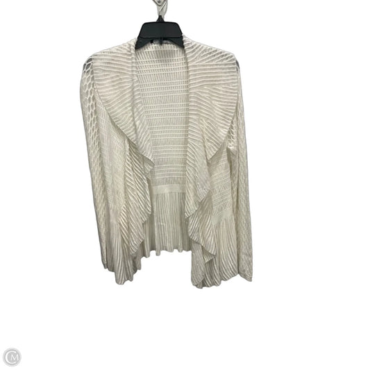 Cardigan By White House Black Market In Cream, Size: S