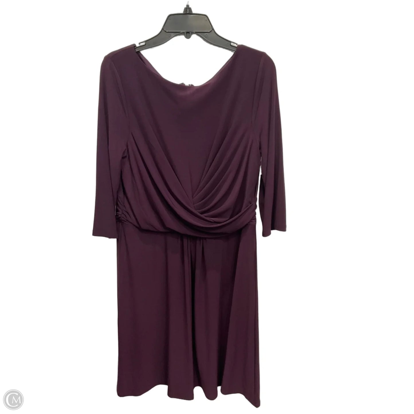 Dress Work By Tommy Hilfiger In Purple, Size: Xl
