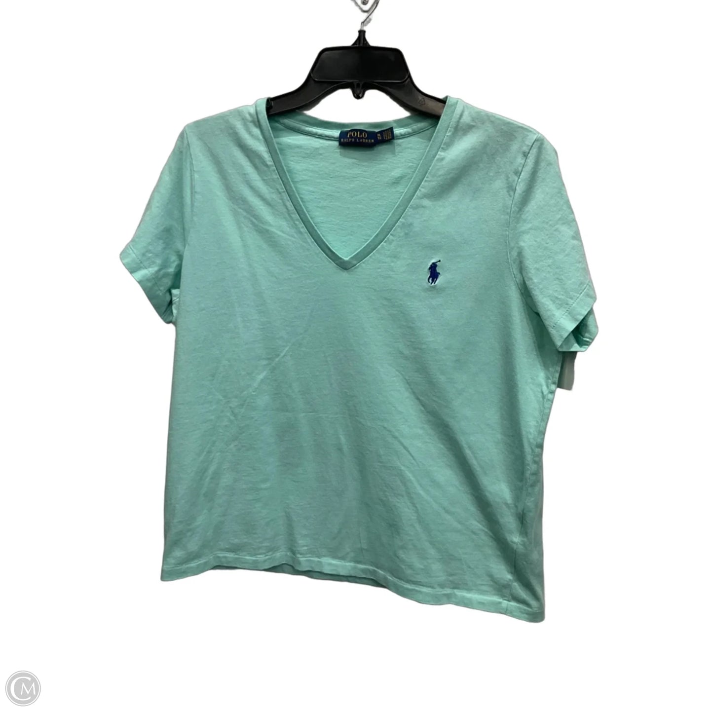 Top Short Sleeve By Polo Ralph Lauren In Blue, Size: Xl