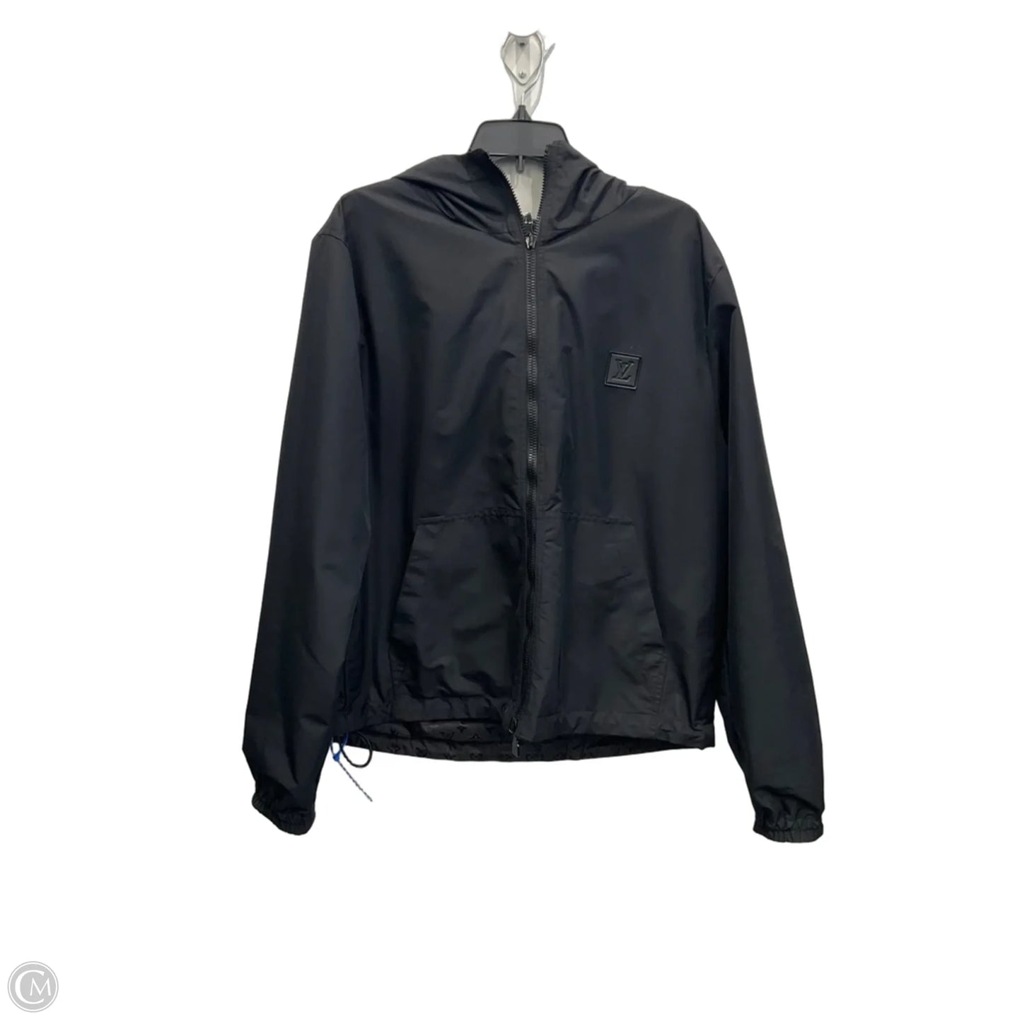 Jacket Luxury Designer By Louis Vuitton In Black, Size: Xl