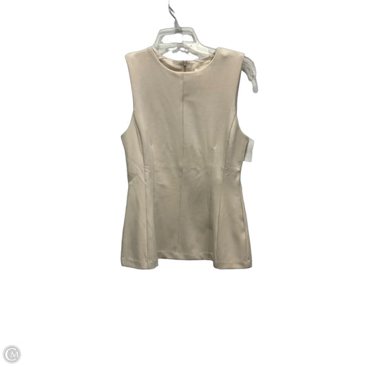 Top Sleeveless By H&m In Tan, Size: S