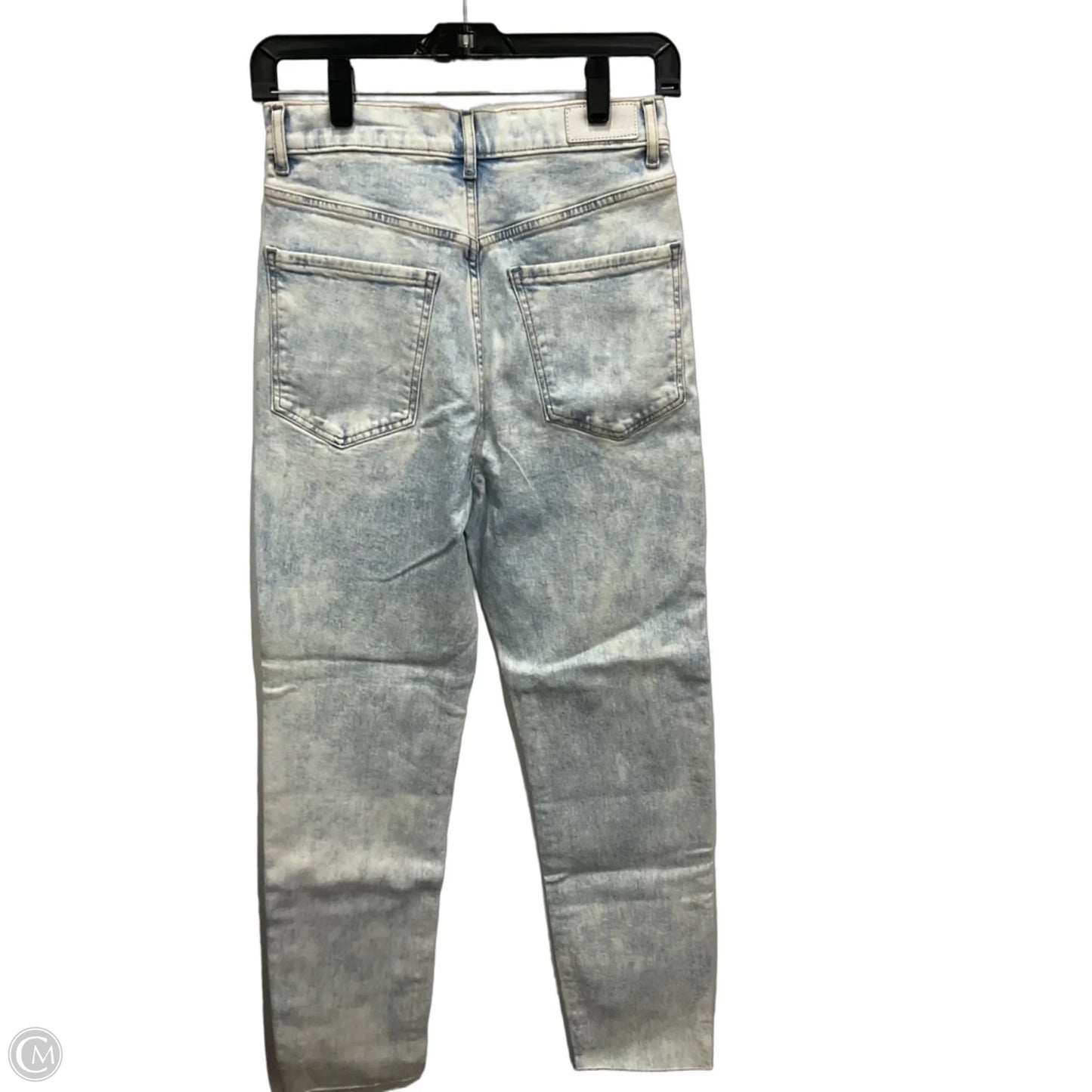 Jeans Skinny By Express In Blue Denim, Size: 4