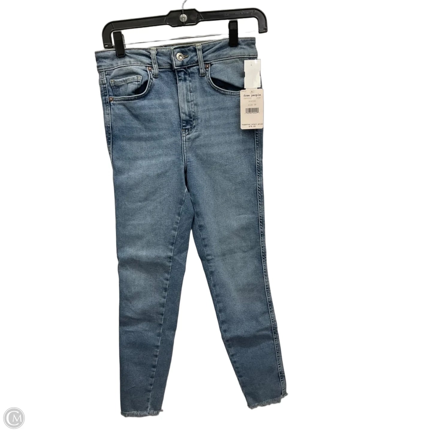 Jeans Skinny By We The Free In Blue Denim, Size: 6