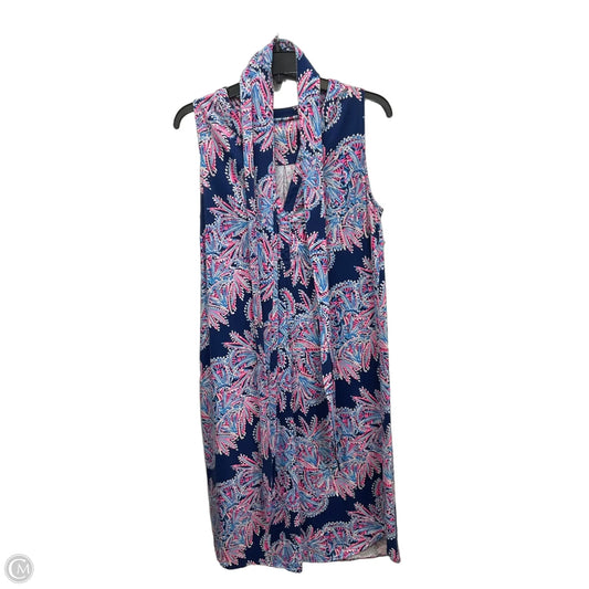 Dress Designer By Lilly Pulitzer In Blue & Pink, Size: M