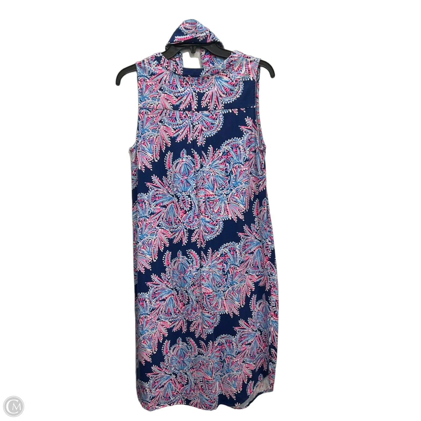 Dress Designer By Lilly Pulitzer In Blue & Pink, Size: M