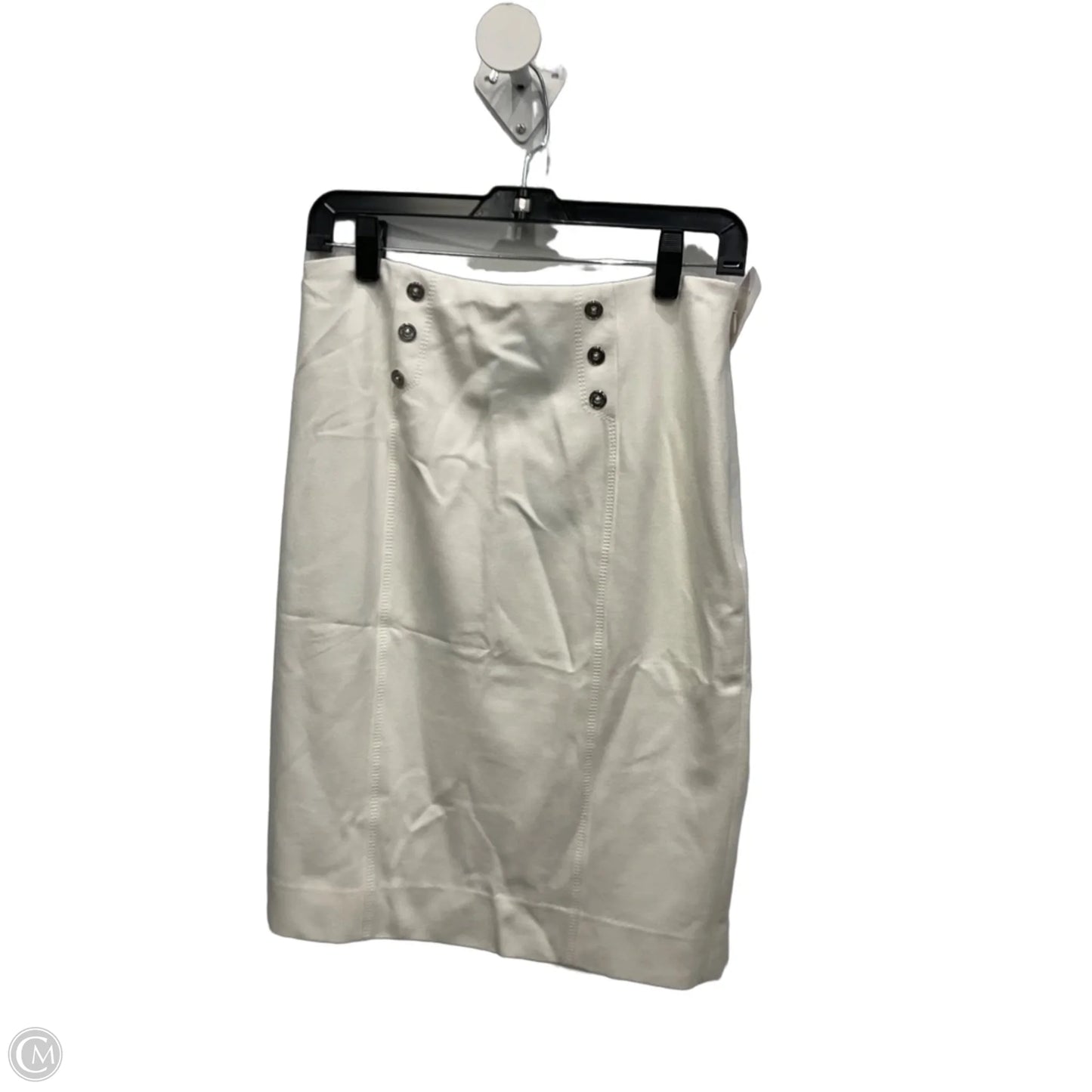 Skirt Midi By White House Black Market In Cream, Size: 6
