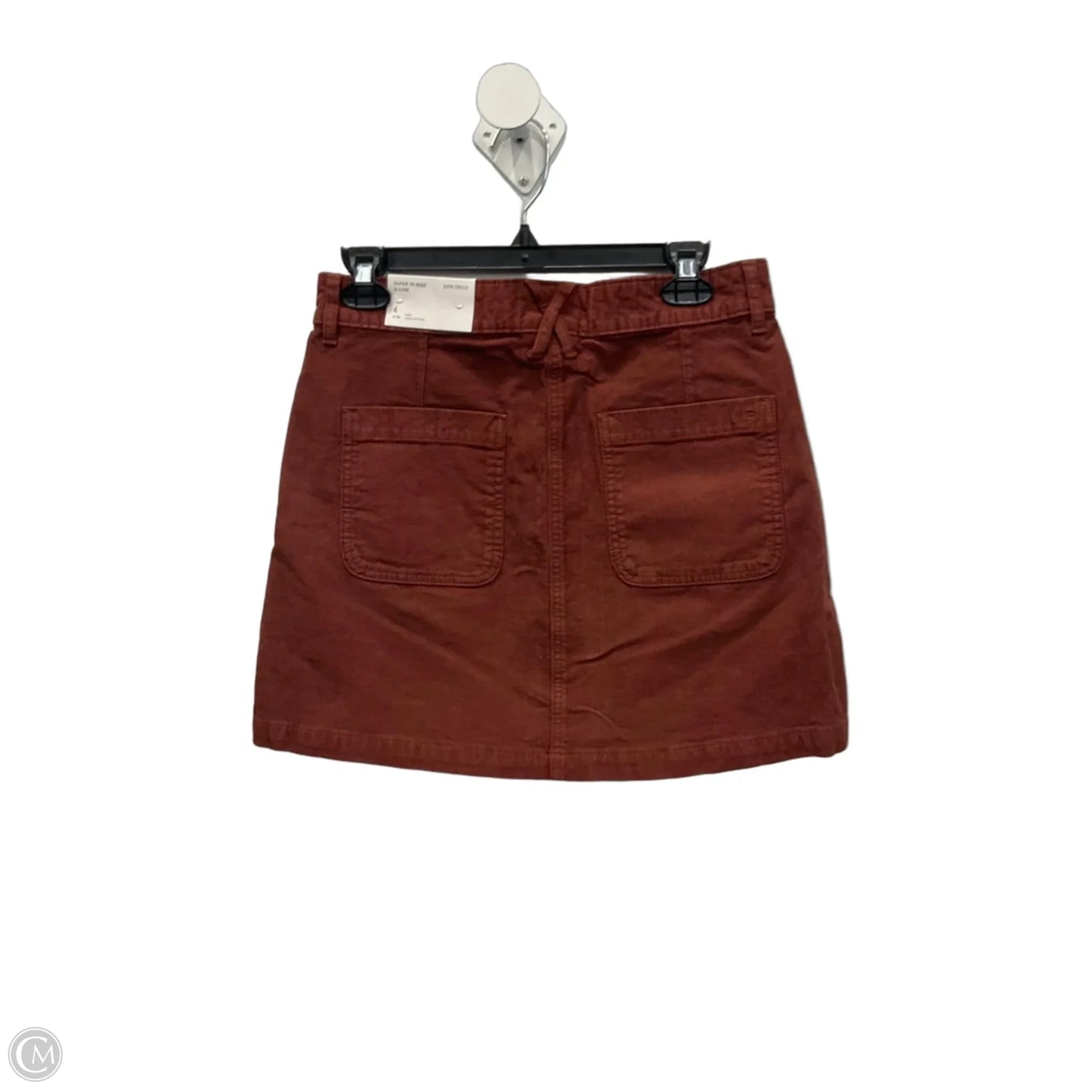 Skirt Midi By American Eagle In Brown, Size: 4
