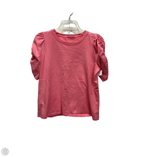 Top Short Sleeve Designer By Kate Spade In Pink, Size: M