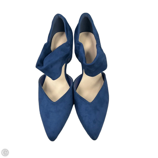 Shoes Heels Kitten By Clothes Mentor In Blue, Size: 9