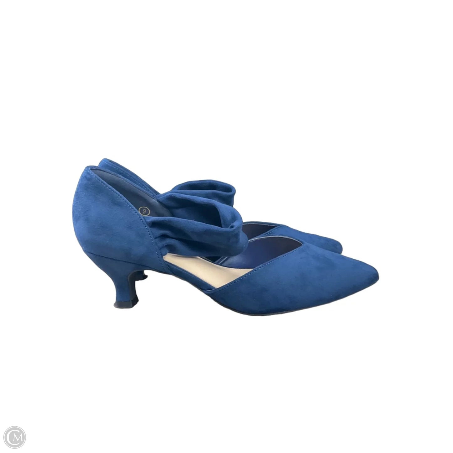 Shoes Heels Kitten By Clothes Mentor In Blue, Size: 9