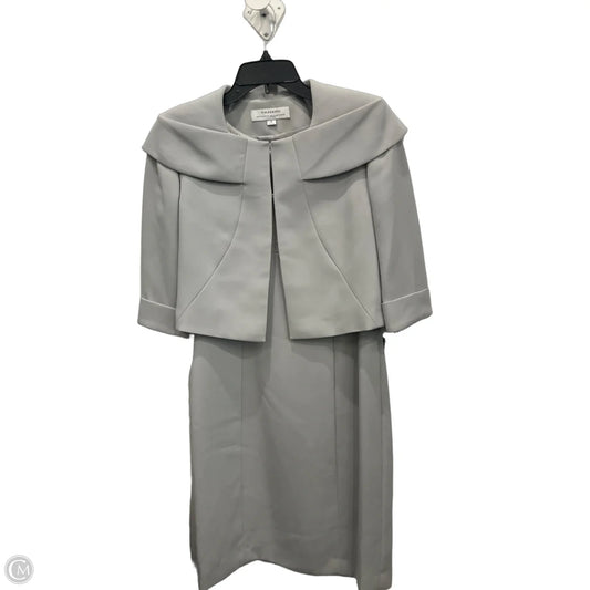 Dress Suit 2pc By Tahari In Grey, Size: 6