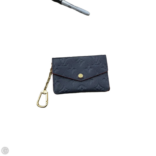 Id/card Holder Luxury Designer By Louis Vuitton, Size: Small