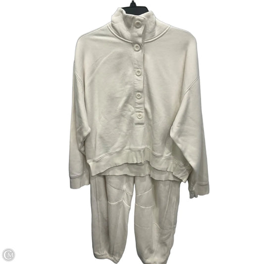Athletic Pants 2pc By Universal Thread In Cream, Size: M