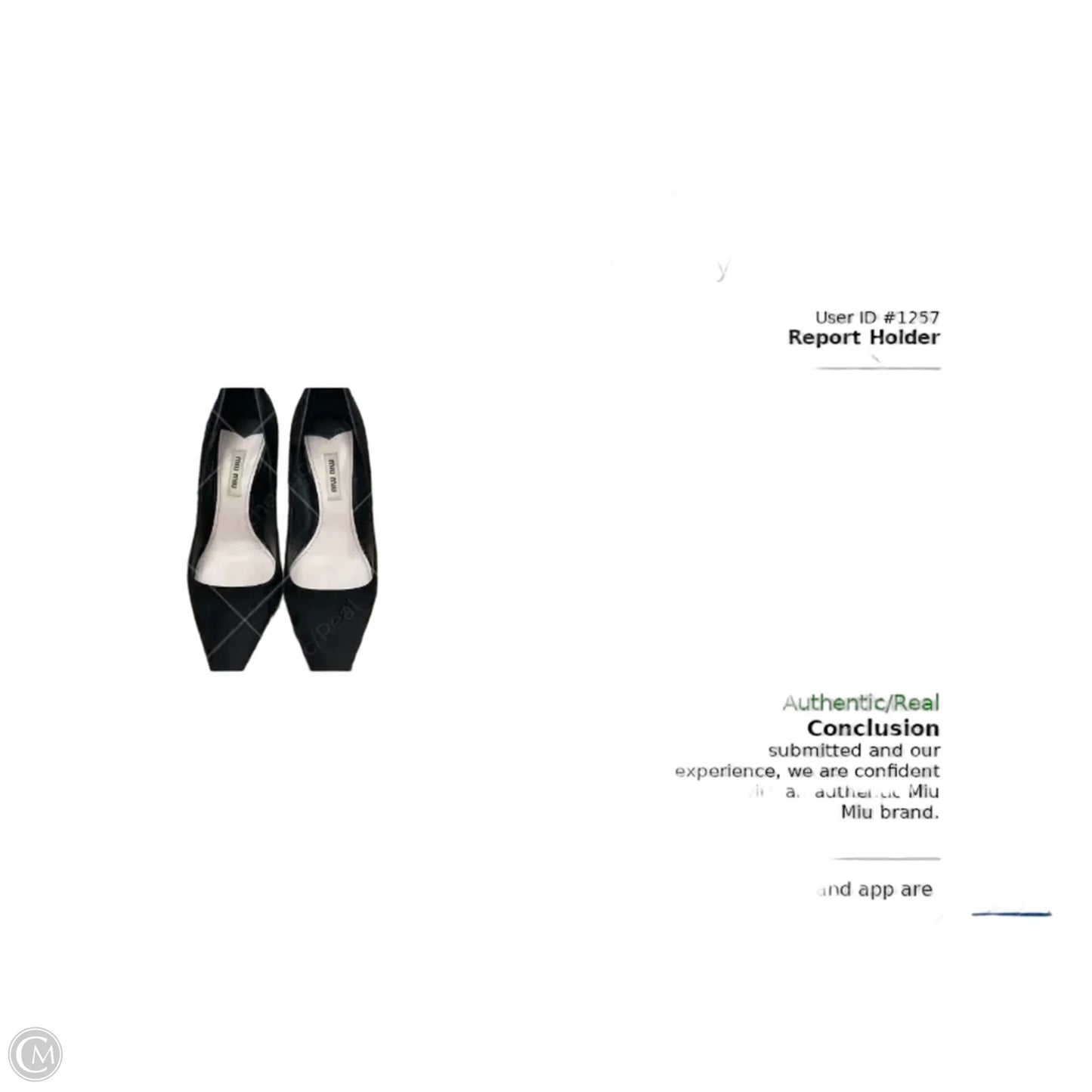Shoes Luxury Designer By Miu Miu In Black, Size: 6.5
