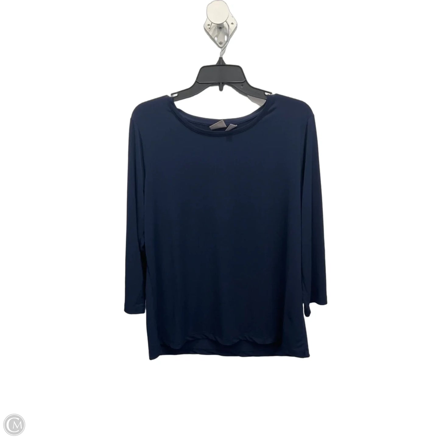 Top Long Sleeve By Chicos In Blue, Size: L