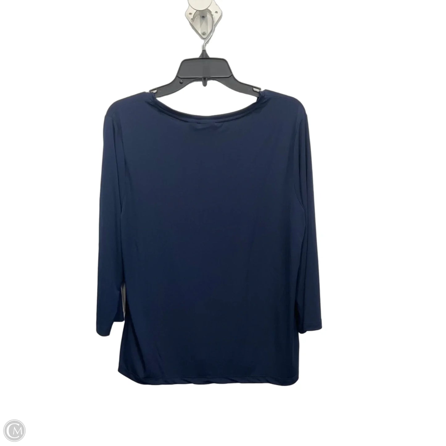 Top Long Sleeve By Chicos In Blue, Size: L