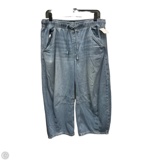 Jeans Cropped By Gap In Blue Denim, Size: 8p