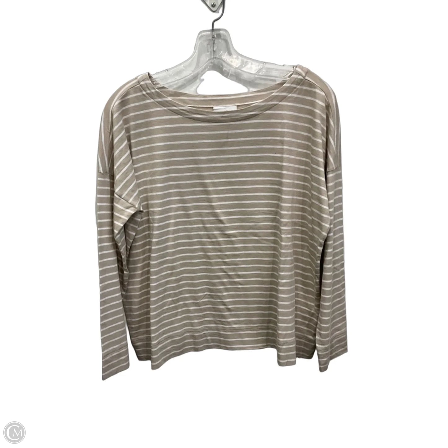 Top Long Sleeve By J. Jill In Tan, Size: Mp