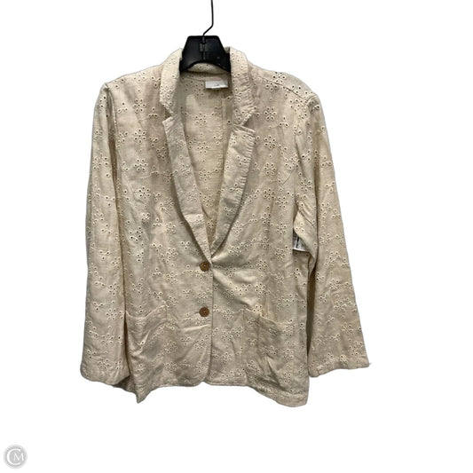 Blazer By J. Jill In Tan, Size: Mp