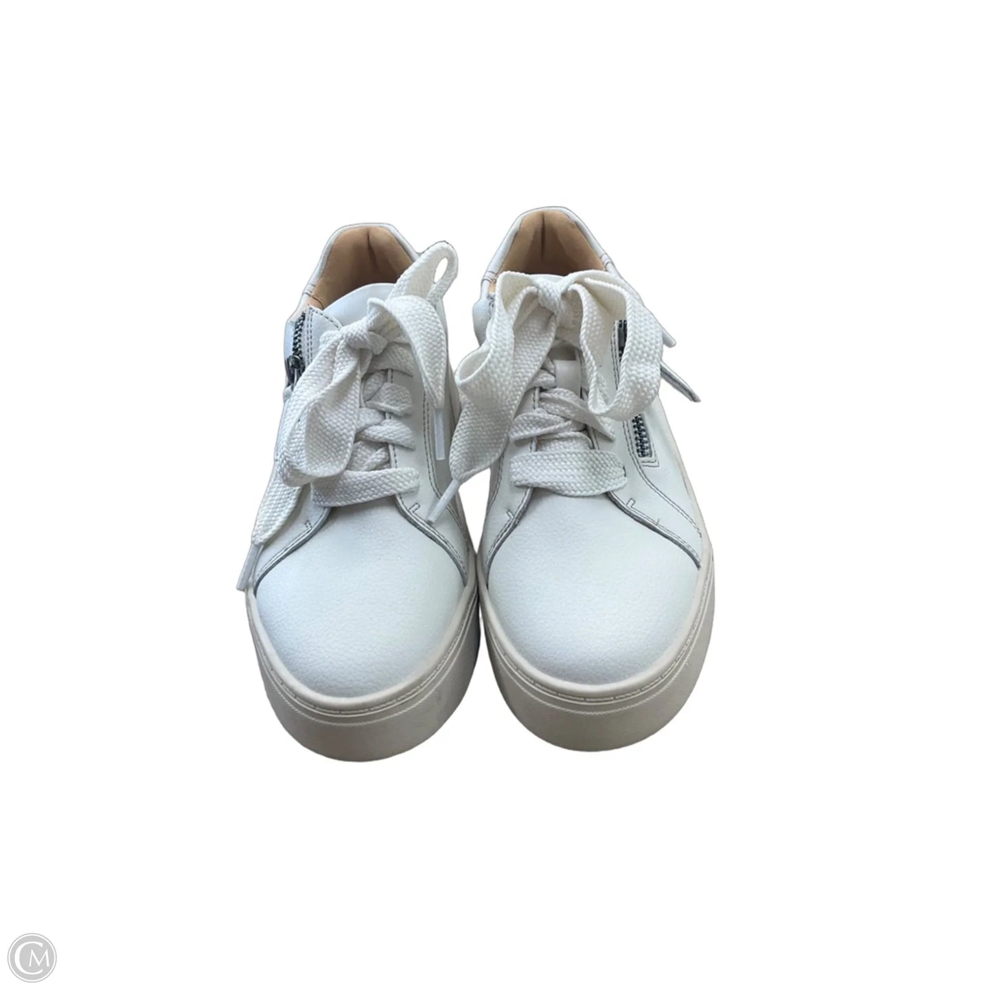 Shoes Sneakers By Clarks In White, Size: 7.5