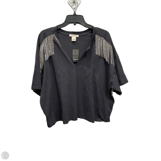 Top Short Sleeve By Clothes Mentor In Grey, Size: 1x