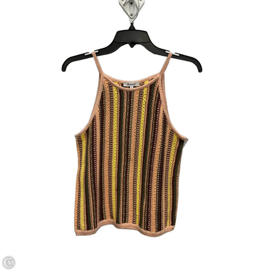 Top Sleeveless By Madewell In Multi-colored, Size: M