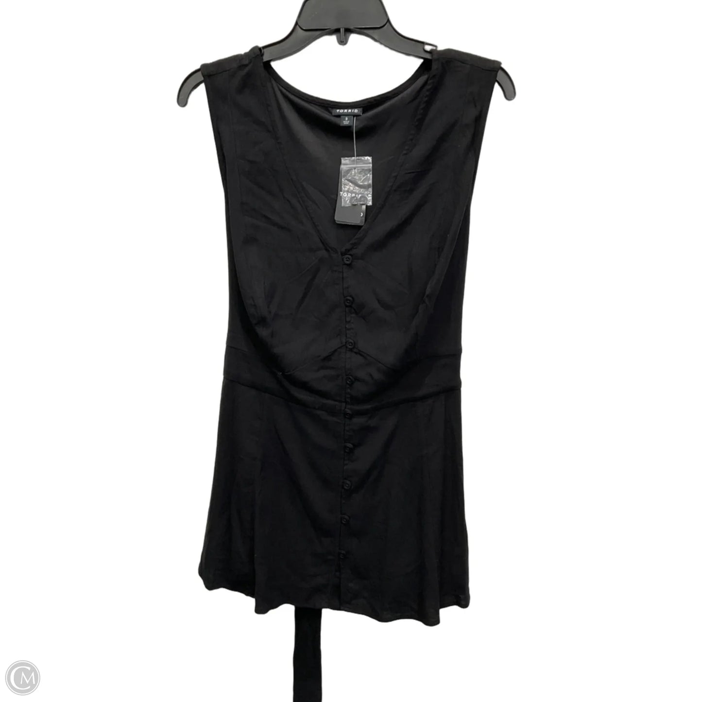 Top Sleeveless By Torrid In Black, Size: 3x