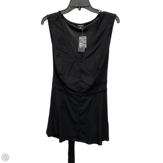 Top Sleeveless By Torrid In Black, Size: 3x