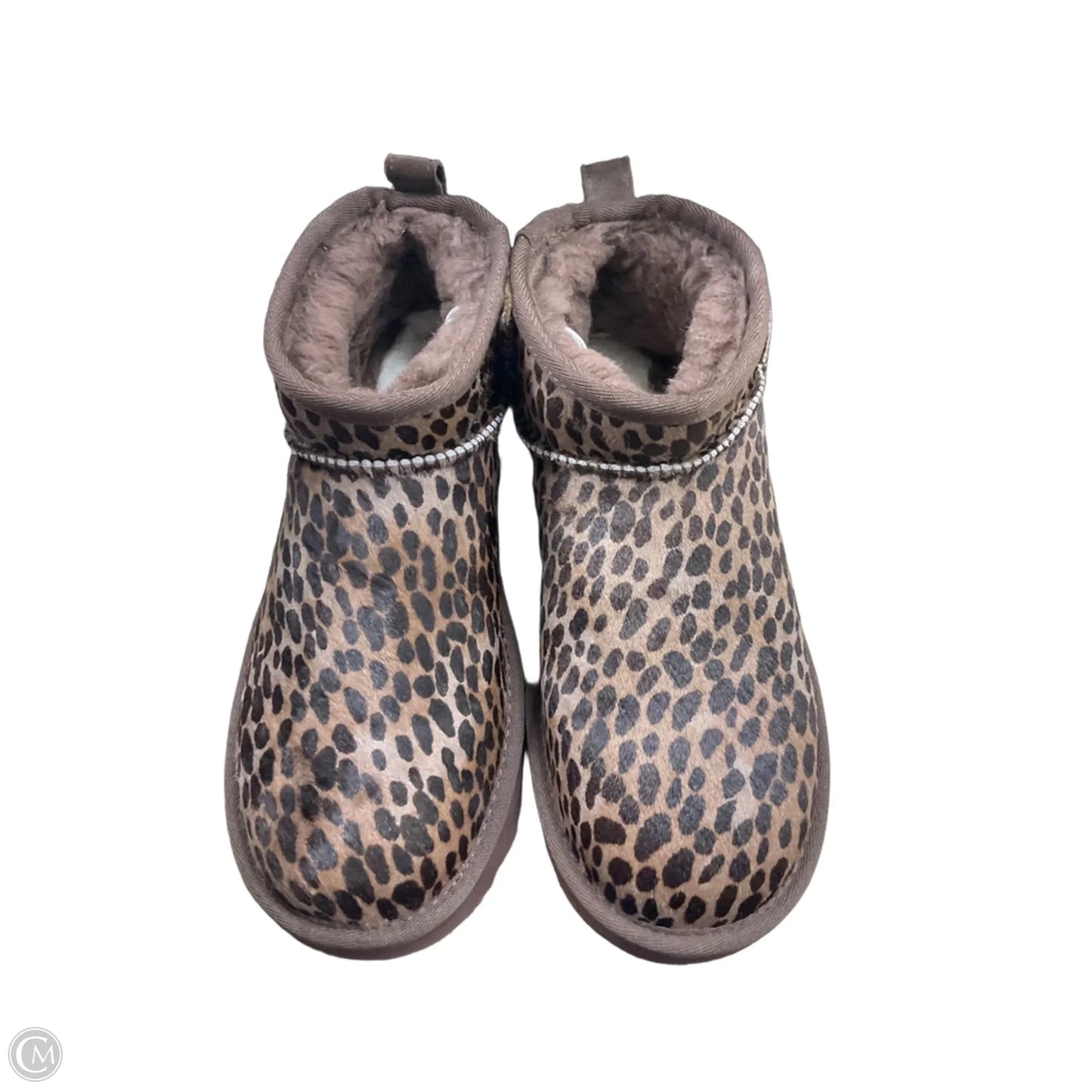Boots Designer By Ugg In Animal Print, Size: 7